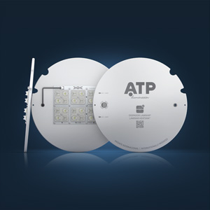This heatsink, internationally patented by ATP, extends the life of LED for outdoor street lighting to nearly 30 years.